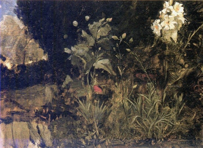 Lilies, Poppies and Carnations (Study)