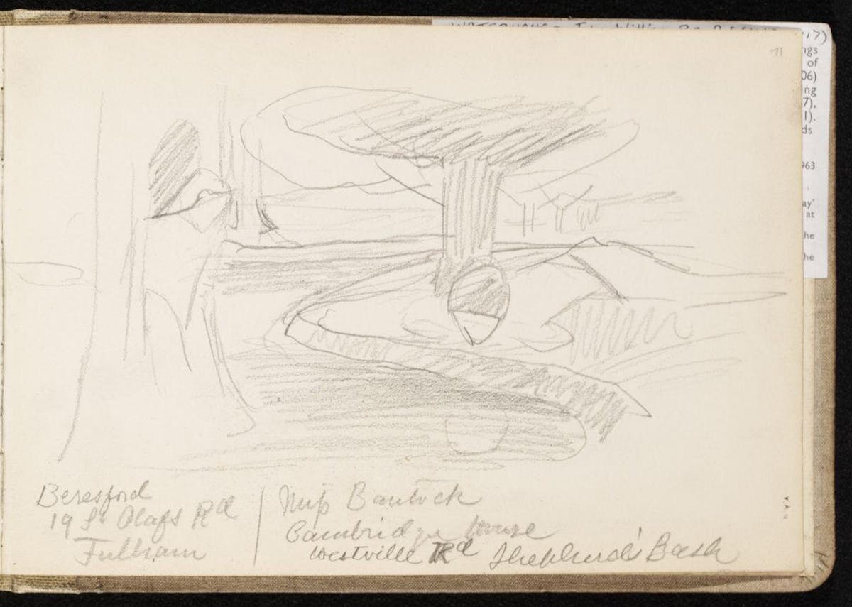 Sketch by John William Waterhouse