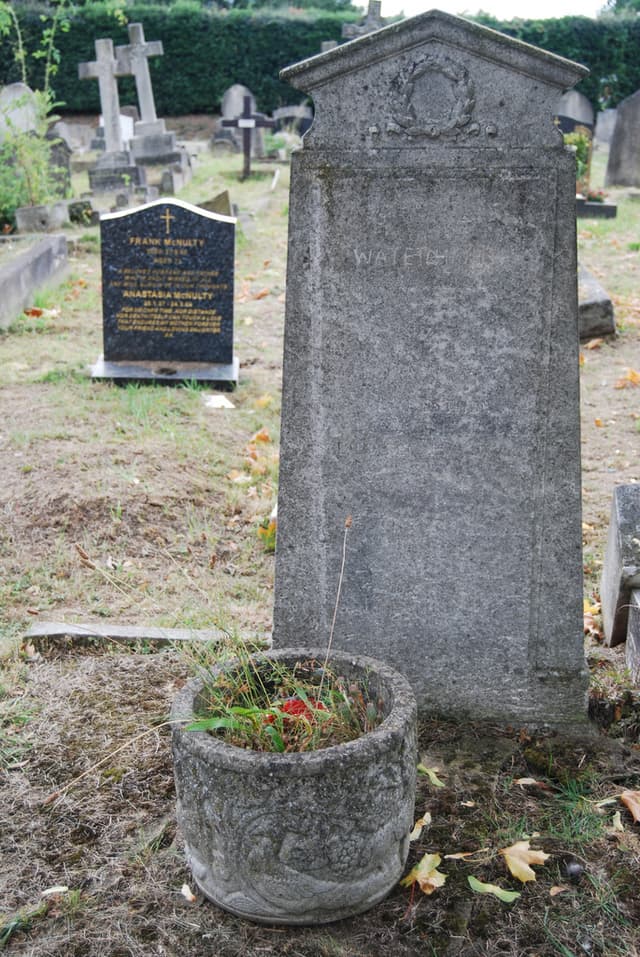 Grave of John William Waterhouse