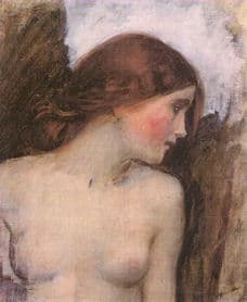 John William Waterhouse, Study for the head of Echo, c.1903