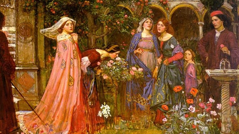 The Enchanted Garden by John William Waterhouse