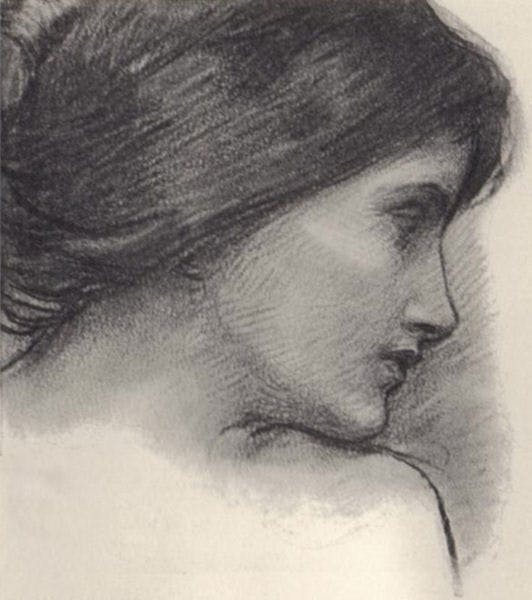John William Waterhouse, Study, c1903